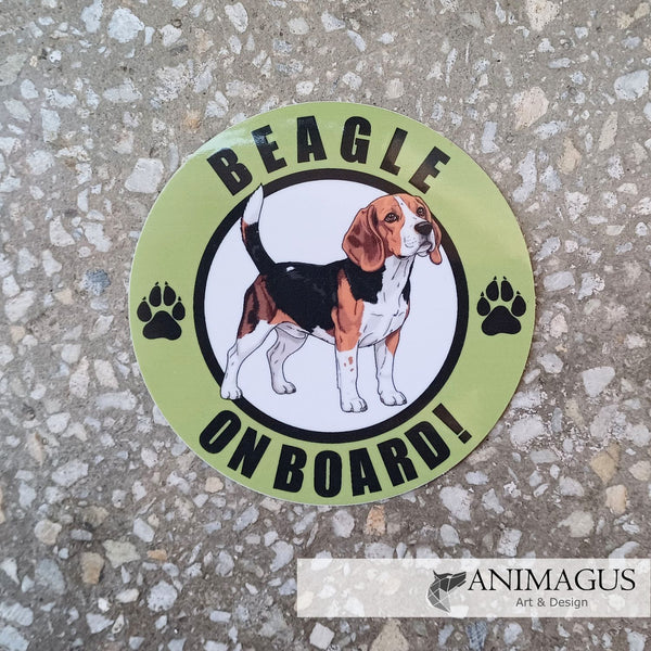 Beagle - Sticker Auto