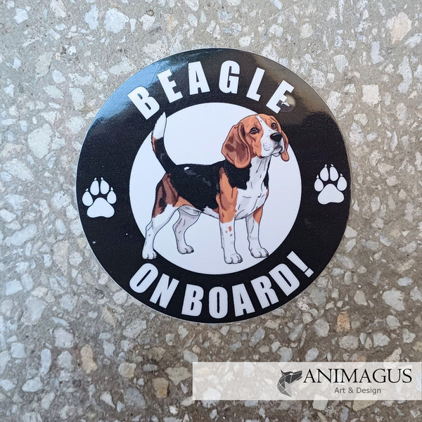 Beagle - Sticker Auto