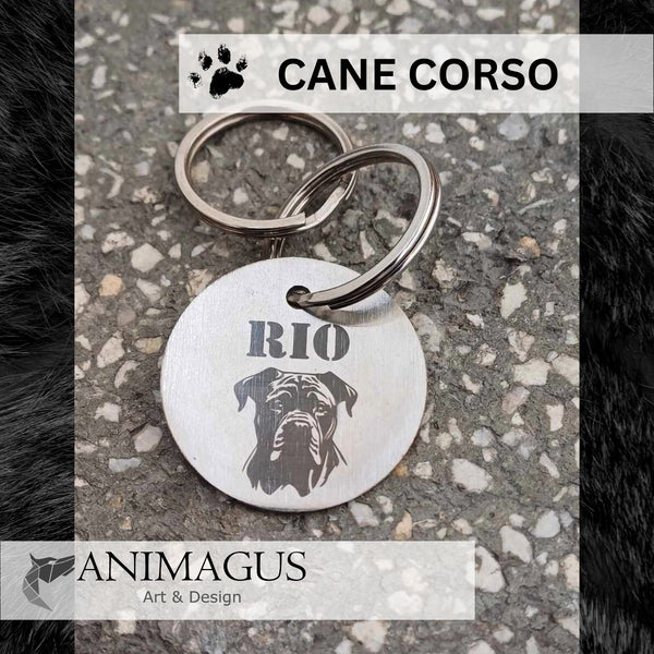 Medalion Personalizat - Cane Corso
