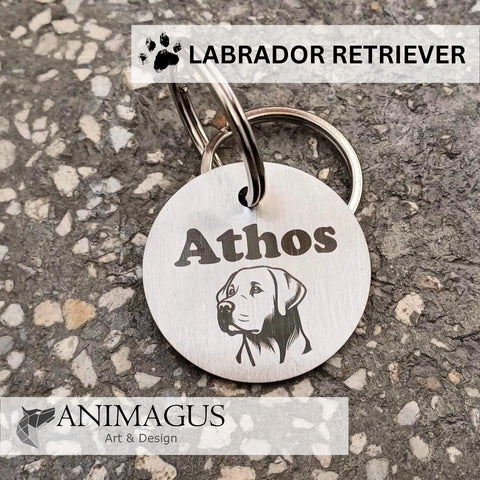 Medalion Personalizat - Labrador Retriever