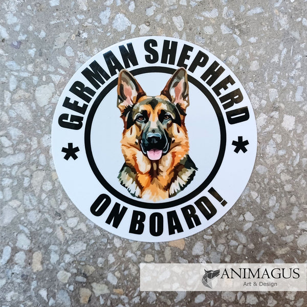 Ciobanesc German - Sticker Auto