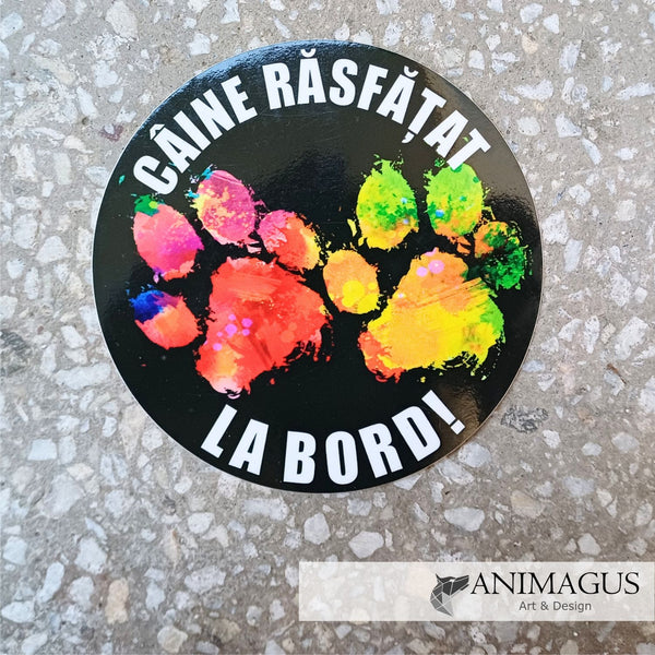 CAINE RASFATAT - Sticker Auto