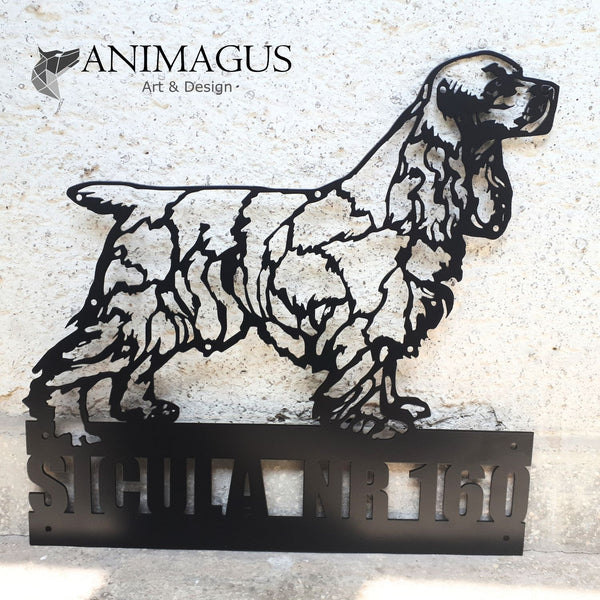 Cocker Spaniel - Placa Decorativa Personalizata