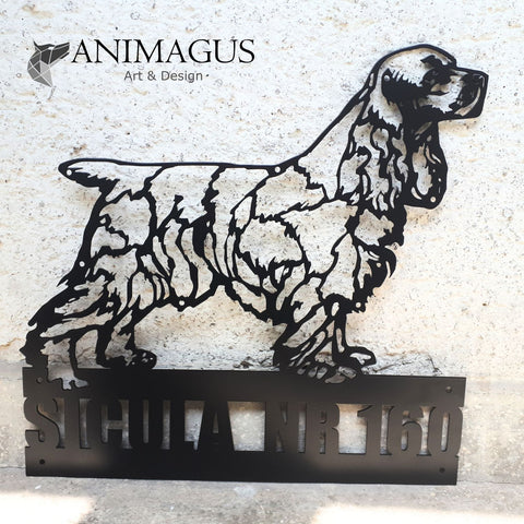 Cocker Spaniel - Placa Decorativa Personalizata
