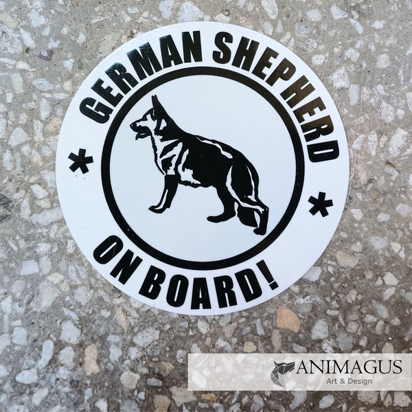 Ciobanesc German - Sticker Auto