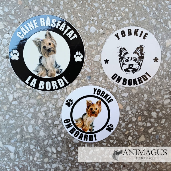 Yorkie Sticker Auto