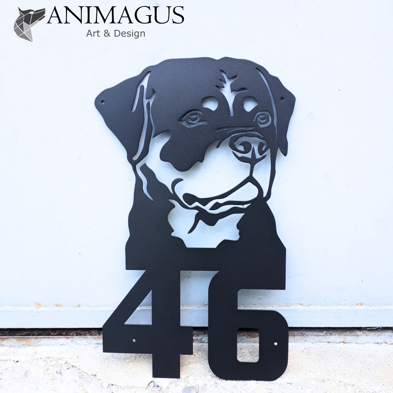 Rottweiler - Placa Metalica Decorativa