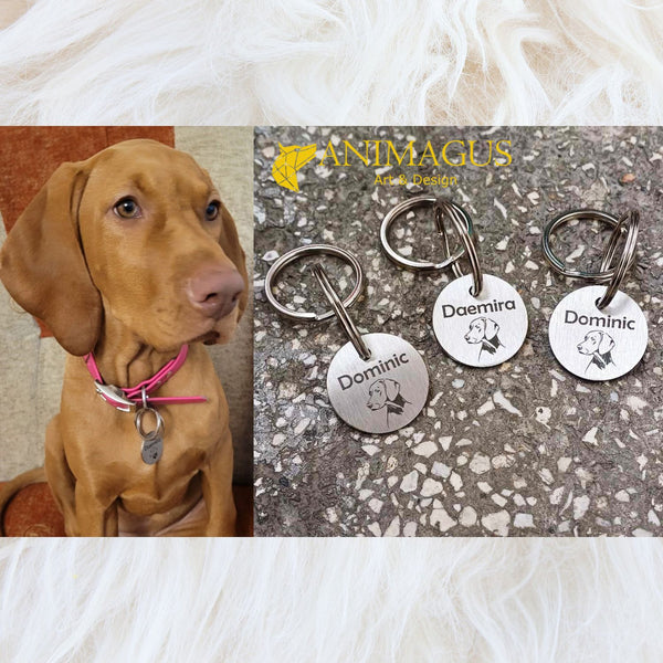 Medalion Personalizat - Vizsla Maghiara