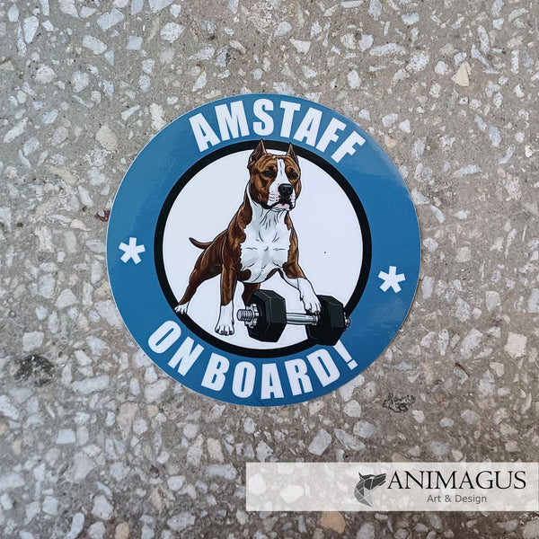 Amstaff Sticker Auto - diverse modele