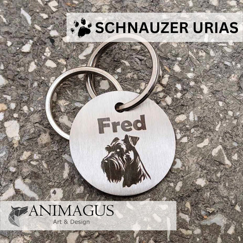 Medalion Personalizat - Schnauzer Urias