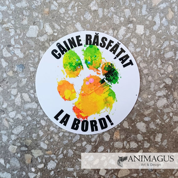 CAINE RASFATAT - Sticker Auto