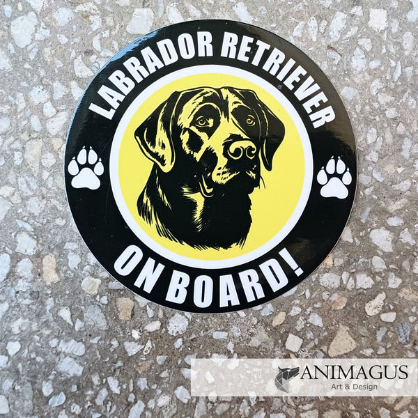 Labrador Sticker Auto