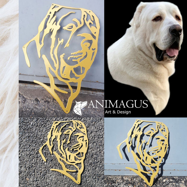 Ciobanesc de Asia Centrala - Placa Decorativa Personalizata