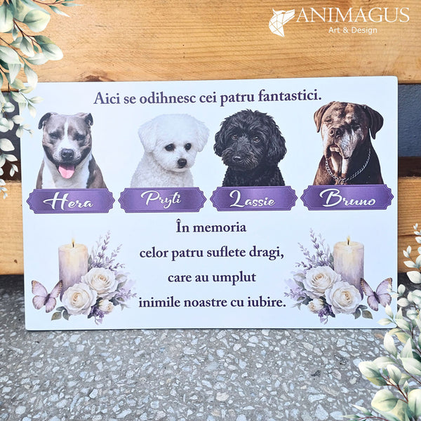 Placa Memoriala Caini / Pisici / Alte animale