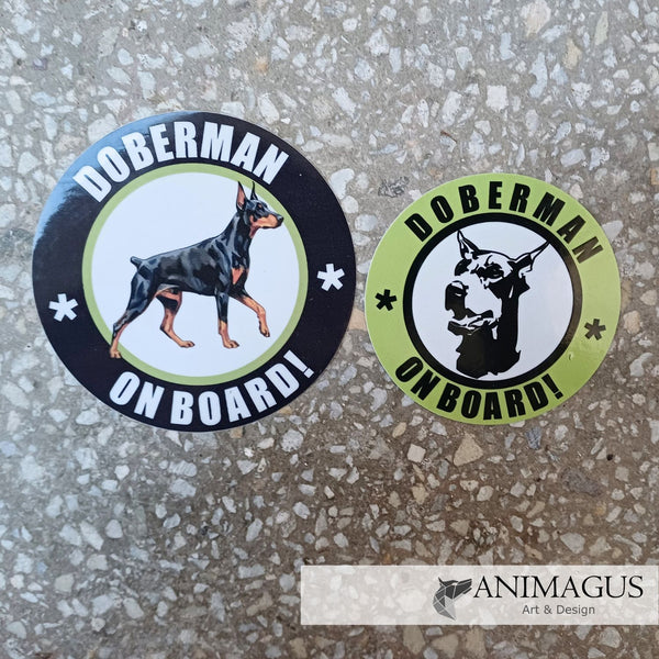 Doberman - Sticker Auto