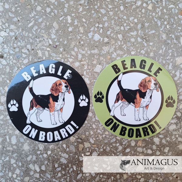 Beagle - Sticker Auto