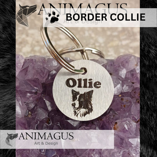 Medalion Personalizat - Border Collie