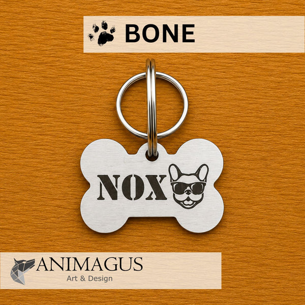 Medalion Personalizat - Dog Bone