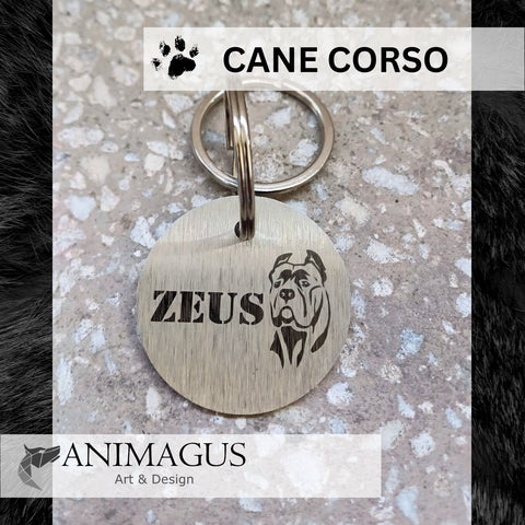 Medalion Personalizat - Cane Corso