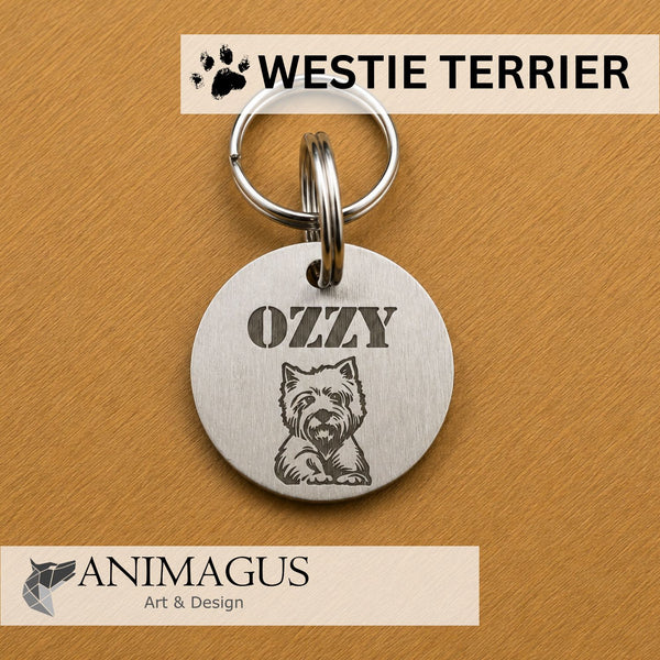 Medalion Personalizat - Westie Terrier