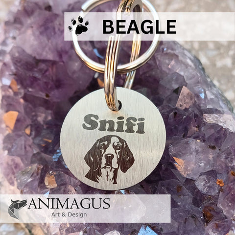 Medalion Personalizat - Beagle