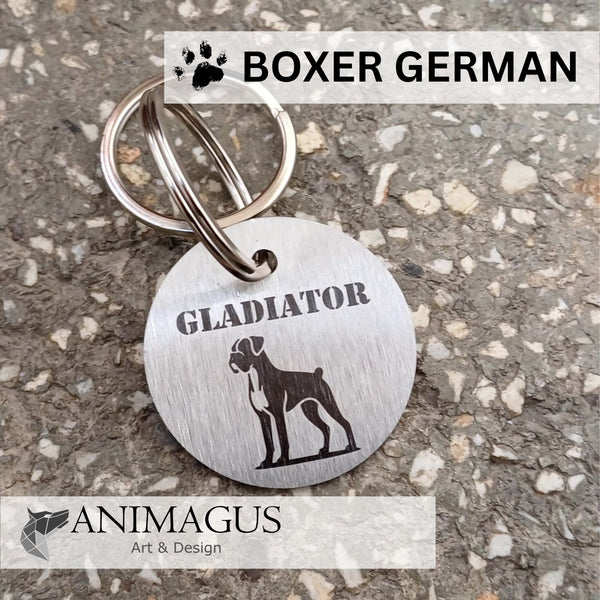 Medalion Personalizat - Boxer German