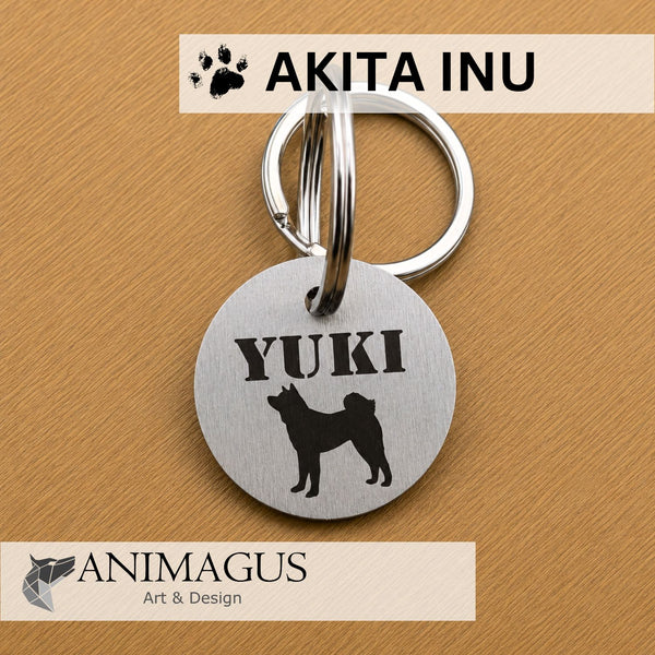 Medalion Personalizat - Akita Inu