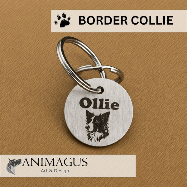 Medalion Personalizat - Border Collie