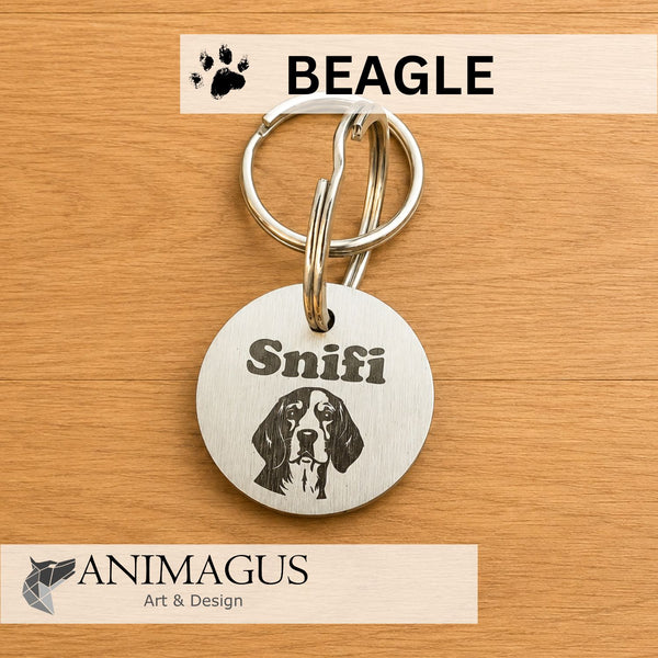 Medalion Personalizat - Beagle