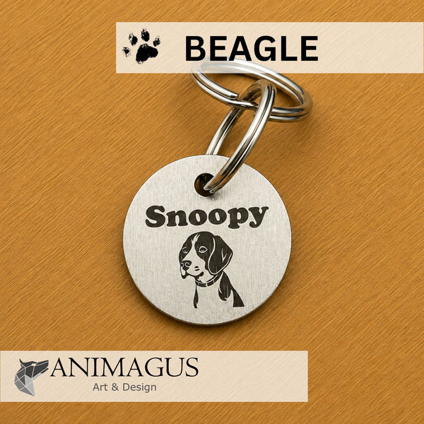 Medalion Personalizat - Beagle