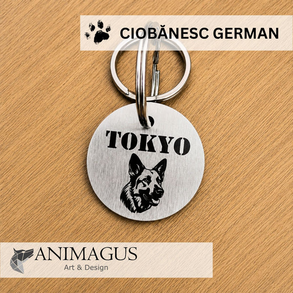 Medalion Personalizat - Ciobanesc German