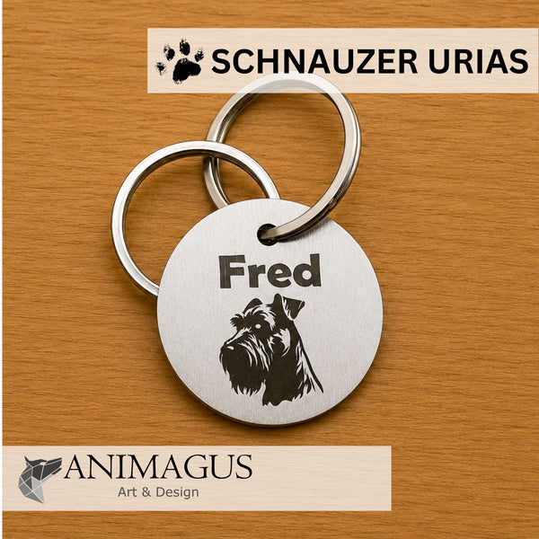 Medalion Personalizat - Schnauzer