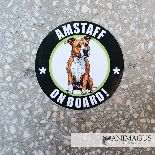 Amstaff Sticker Auto - diverse modele