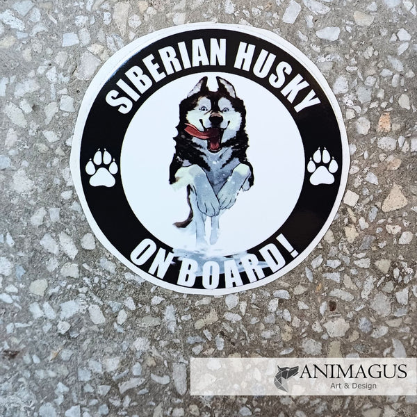 Husky Sticker Auto