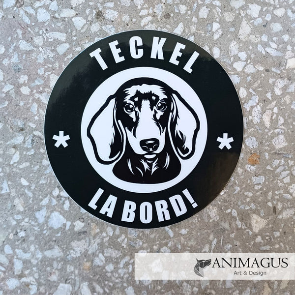 Teckel Neted / Sarmos Sticker Auto
