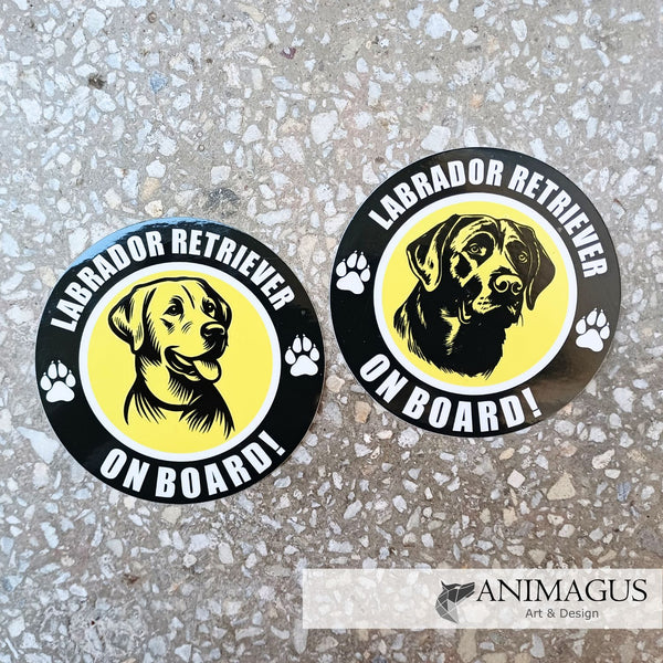 Labrador Sticker Auto