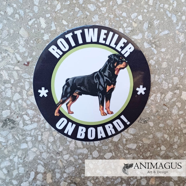 Rottweiler Sticker Auto
