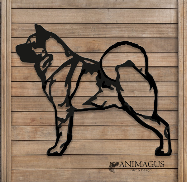 Akita American - Placa Decorativa Personalizata