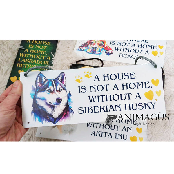 Placa Decorativa - Husky