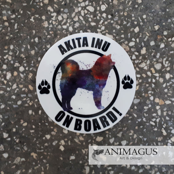 Akita Inu Sticker Auto - diverse modele