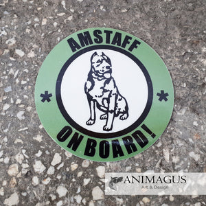 Amstaff Sticker Auto - diverse modele