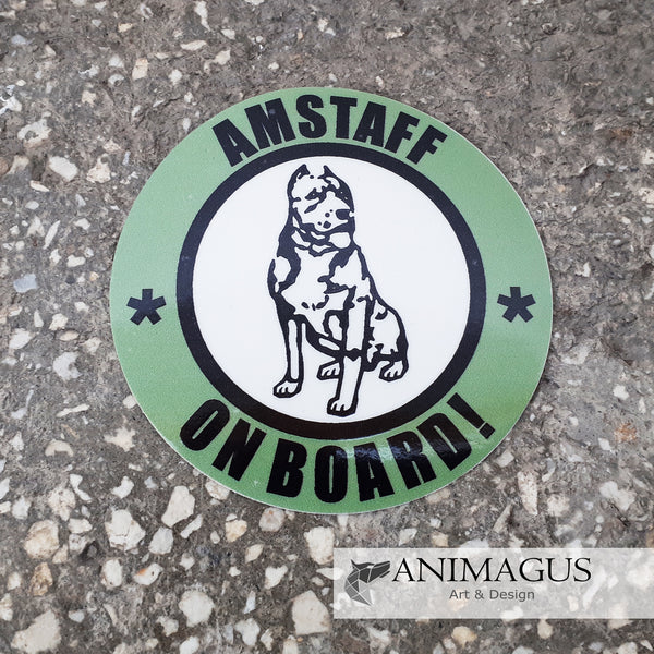 Amstaff Sticker Auto - diverse modele