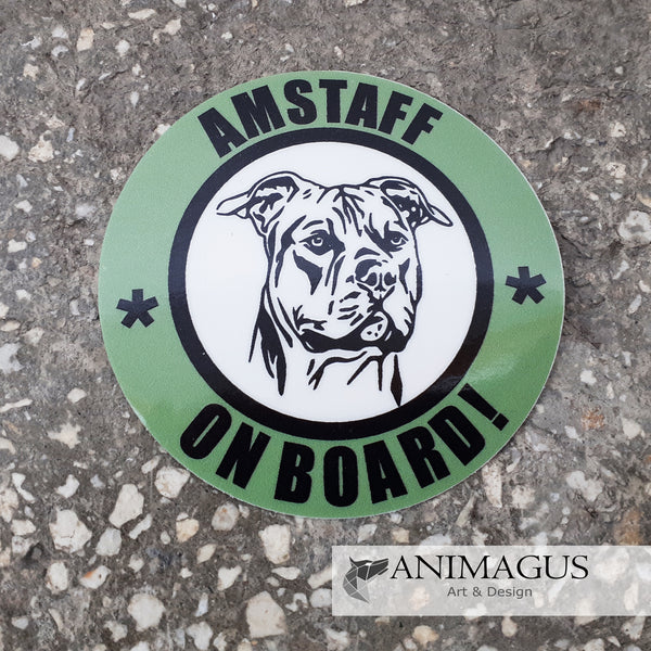 Amstaff Sticker Auto - diverse modele