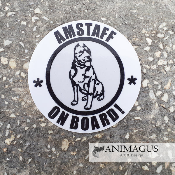Amstaff Sticker Auto - diverse modele