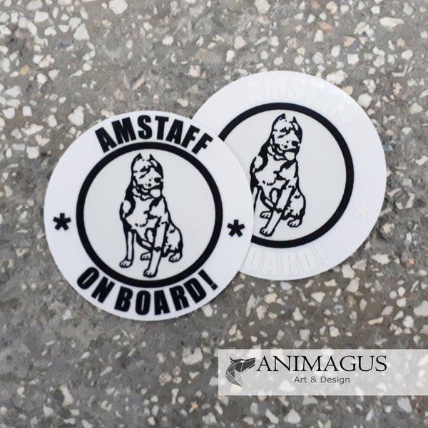 Amstaff Sticker Auto - diverse modele