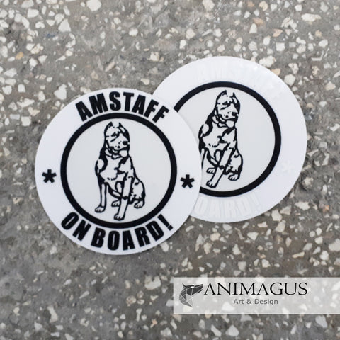 Amstaff Sticker Auto - diverse modele