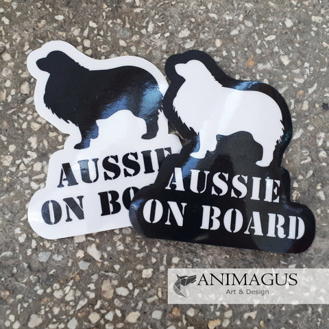 Aussie on Board Sticker