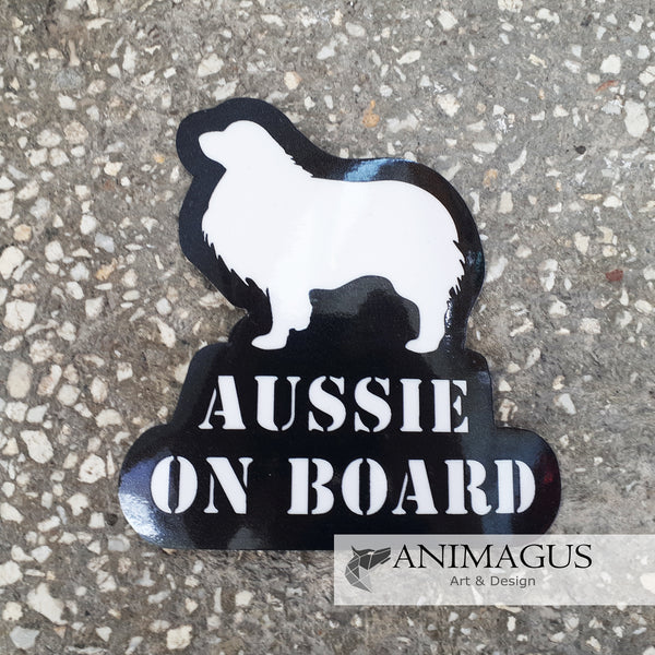 Aussie on Board Sticker