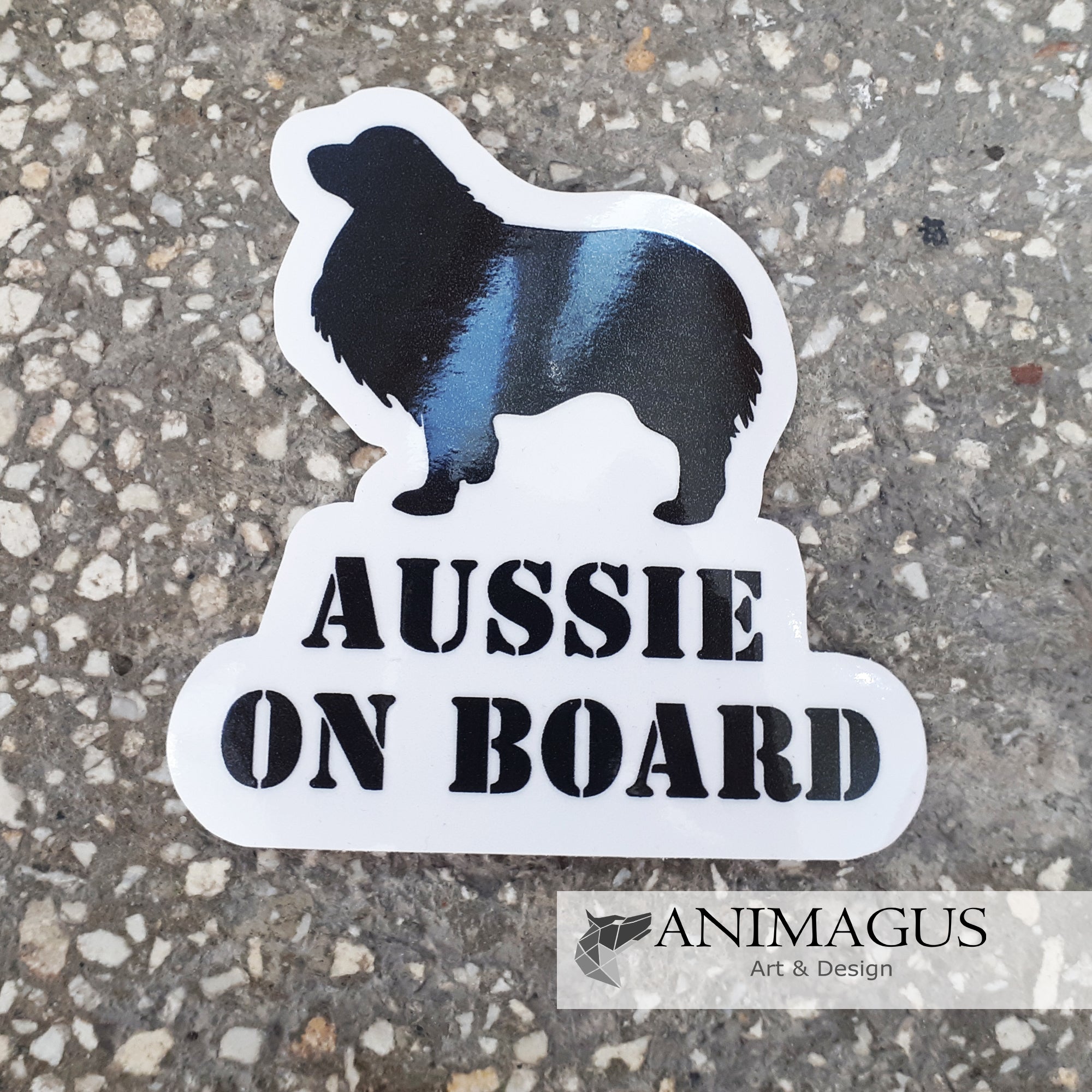 Aussie on Board Sticker