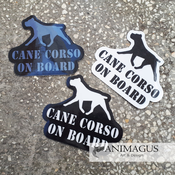 Cane Corso Sticker Auto - diverse modele